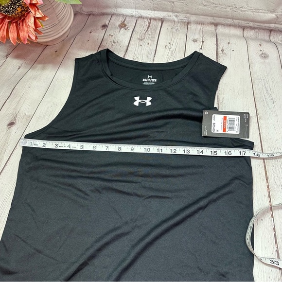 NWT womens under armour sleeveless team tech shirt activewear loose fit - Picture 12 of 16